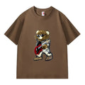 VINESU Rock Bear - Heavyweight 3D Pearl Embellished Tee