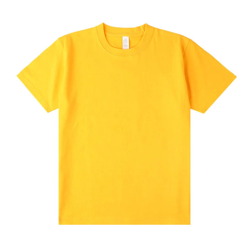VINESU Premium 220gsm Cotton T-Shirt - Heavyweight Basic Tee