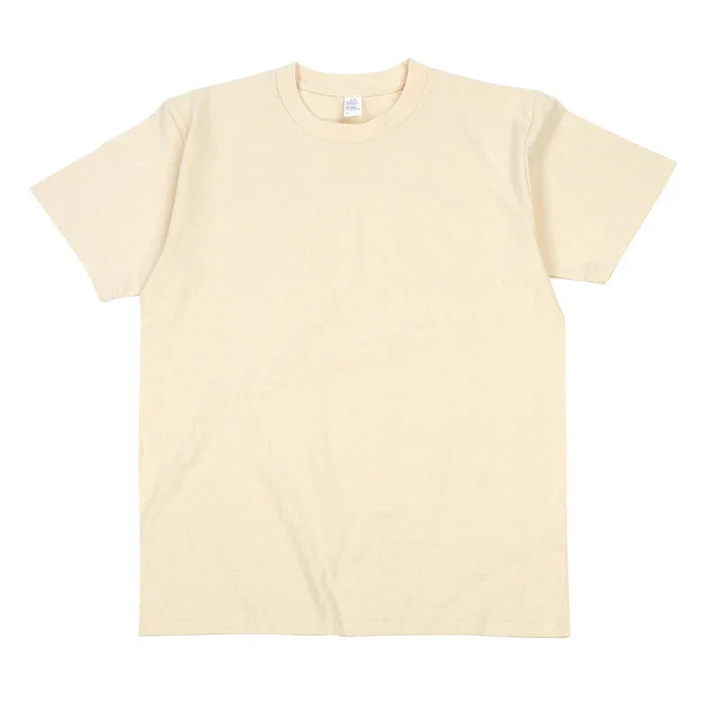 VINESU Premium 220gsm Cotton T-Shirt - Heavyweight Basic Tee