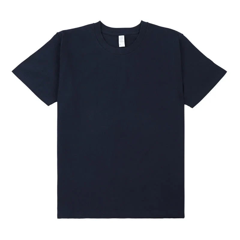 VINESU Premium 220gsm Cotton T-Shirt - Heavyweight Basic Tee