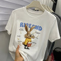 A193 - Unisex Graphic Tee - Heavyweight 220g Premium Cotton T-Shirt with Hand-Finished Embroidery Detail