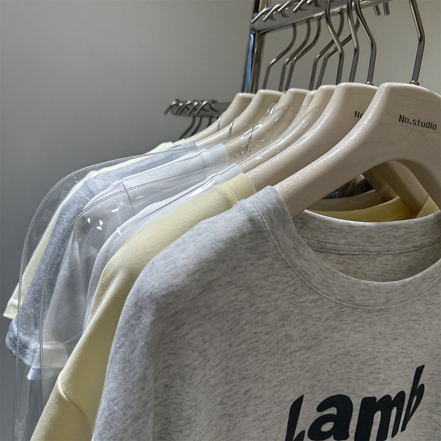 A171 - Artisanal Lace & Rhinestone Lamb Tee: 220g Breathable Premium Cotton