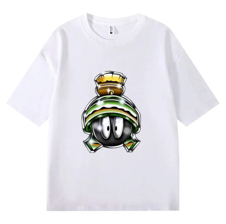 VINESU The Martian-Printed Heavyweight T-shirts