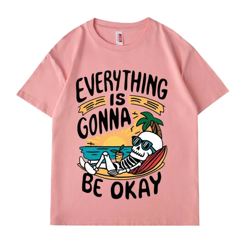 VINESU "Interesting Soul" Printed Heavyweight T-shirts